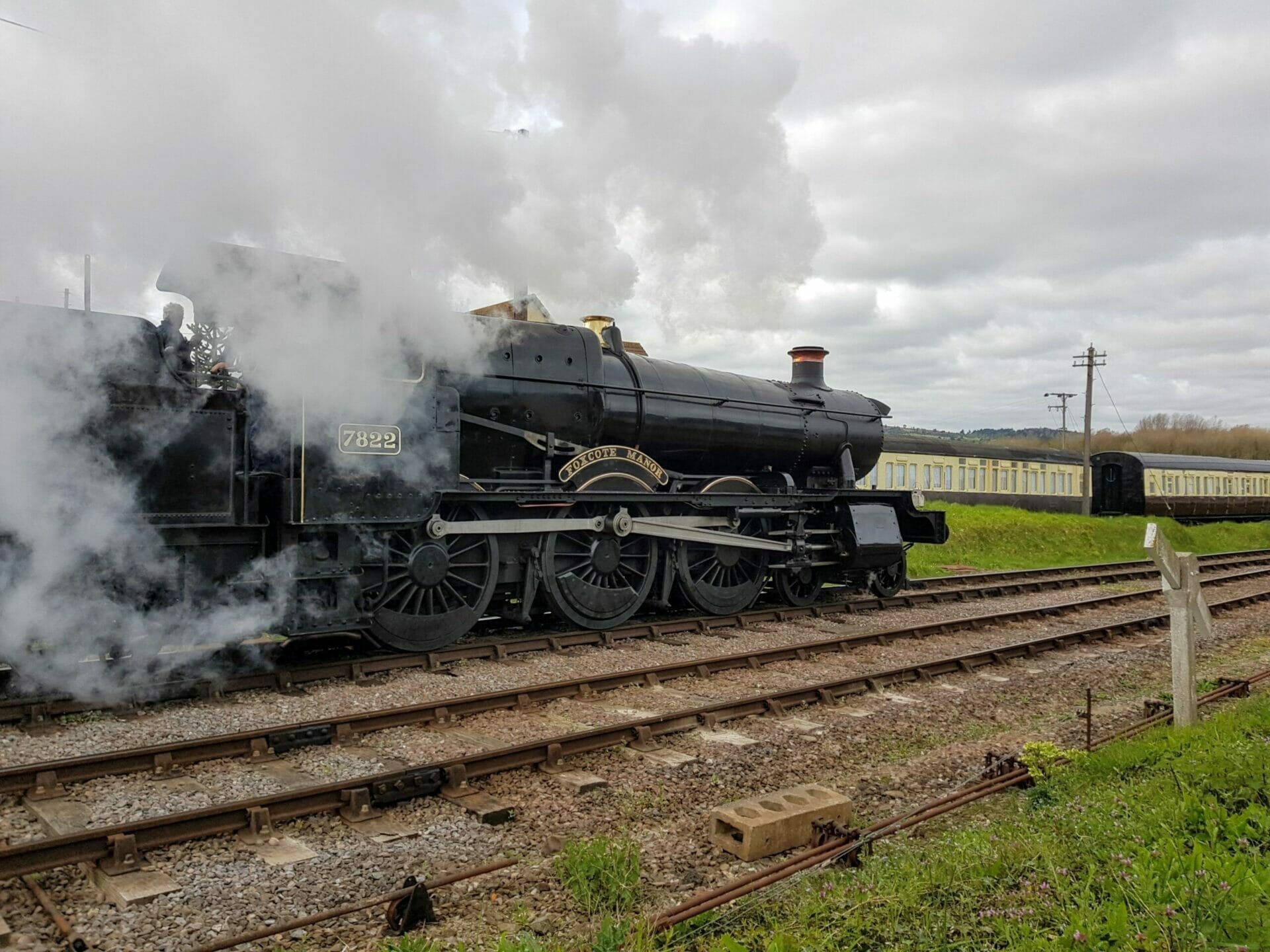 7822 Foxcote Manor Steam train